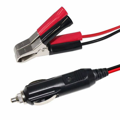 12V / 24V encendedor de cigarrillos para pinzas de batería cable de adaptador para el suministro de energía de emergencia del automóvil cargador solar dispositivo portátil 16AWG