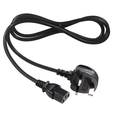 Reino Unido a C13 Cordón de alimentación 1.2M 250V 13A 16AWG Cable de servicio pesado para servidores/equipos médicos/PDU de centro de datos (CE/BS1363/RoHS)