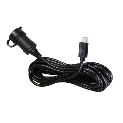 12V 24V doble entrada USB-C Adaptador de cargador de automóvil Convertidor para carga de vehículos con QC3.0 Carga rápida y protección de seguridad