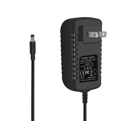 Adaptador de alimentación de corriente continua de enchufe de EE.UU. 12V / 5V / 9V cargador de pared de corriente continua de corriente continua de corriente continua para la tira LED / enrutador / CCTV / electrónica 24W / 12W