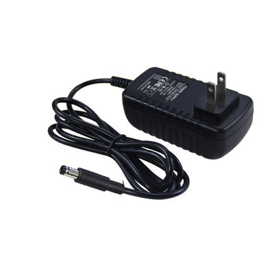 Adaptador de alimentación de corriente continua de enchufe de EE.UU. 12V / 5V / 9V cargador de pared de corriente continua de corriente continua de corriente continua para la tira LED / enrutador / CCTV / electrónica 24W / 12W