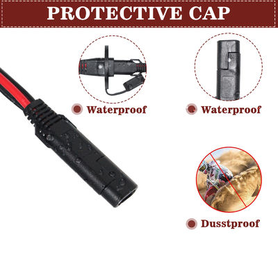 Cable de adaptador de energía SAE a CC de enchufe para paneles solares de 12 V, paquete de baterías para motocicletas y electrónica DIY
