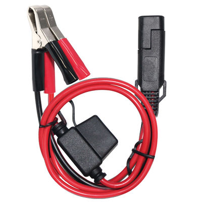 SAE a Alligator Clip Cable de alimentación para carga de baterías de 12V Panel solar Inverter Uso automotriz y DIY