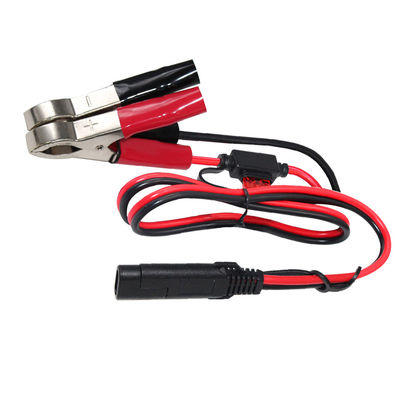 SAE a Alligator Clip Cable de alimentación para carga de baterías de 12V Panel solar Inverter Uso automotriz y DIY