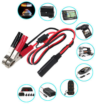 SAE a Alligator Clip Cable de alimentación para carga de baterías de 12V Panel solar Inverter Uso automotriz y DIY