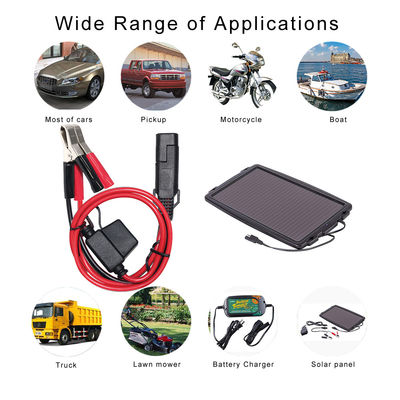 SAE a Alligator Clip Cable de alimentación para carga de baterías de 12V Panel solar Inverter Uso automotriz y DIY