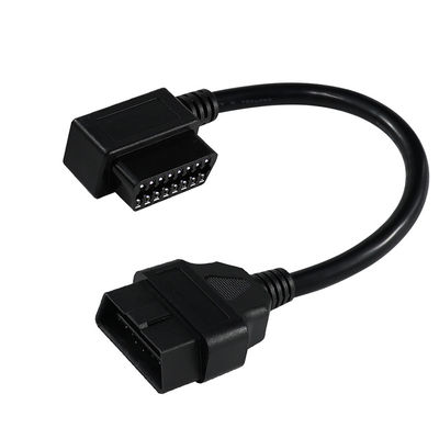 OBD-II 16Pin Cable de extensión de macho a hembra para herramienta de escáner de diagnóstico de automóviles Conector de cable de alambre