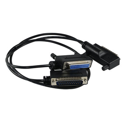 DB25 Cable de extensión paralelo de macho a hembra con conector blindado de 25 pines para dispositivo de puerto serie CNC de impresora PC