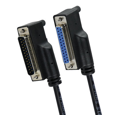 DB25 Cable de extensión paralelo de macho a hembra con conector blindado de 25 pines para dispositivo de puerto serie CNC de impresora PC