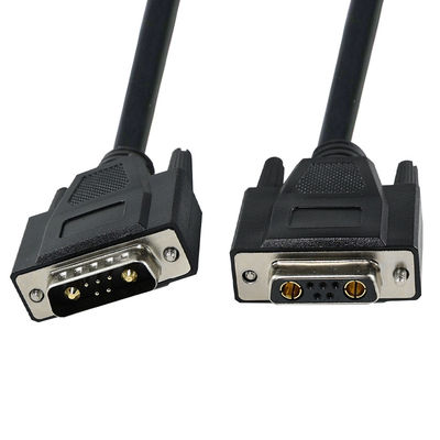 Conector de contacto mixto D-Sub con pines de potencia y señal para interfaz de comunicación de equipos de automatización industrial