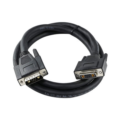 Conector de contacto mixto D-Sub con pines de potencia y señal para interfaz de comunicación de equipos de automatización industrial