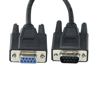 DB9 Cable de extensión serie de macho a hembra con conector RS232 de 9 pines para PC Modem Puerto de comunicación de dispositivo CNC