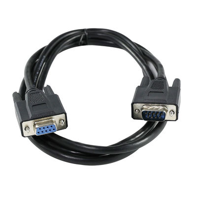 DB9 Cable de extensión serie de macho a hembra con conector RS232 de 9 pines para PC Modem Puerto de comunicación de dispositivo CNC