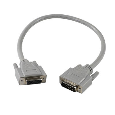 DB26 Cable de extensión paralelo de macho a hembra con conector D-sub de 26 pines para equipos industriales y transmisión de señales CNC