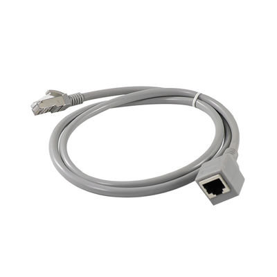 Cable de extensión Ethernet RJ45 de macho a hembra con montura de panel para el interruptor de router de red LAN Cat5e/Cat6, 4FT/5FT/6FT