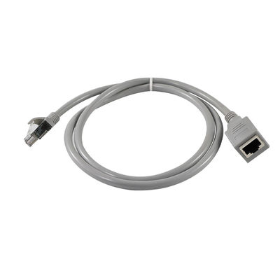 Cable de extensión Ethernet RJ45 de macho a hembra con montura de panel para el interruptor de router de red LAN Cat5e/Cat6, 4FT/5FT/6FT