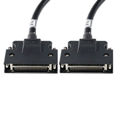 DB - 25 Hombre a DB - 50 Hombre Cable 1.2ft blindado para equipos industriales / sistemas de prueba (25 - 50 conversión de pines)