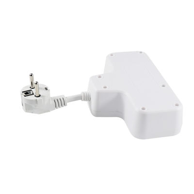 Extensor de toma de corriente multifuncional de la UE con 2 puertos USB, 2 tomas de corriente alterna y puerto de carga tipo C Adaptador de montaje en pared de 250 V