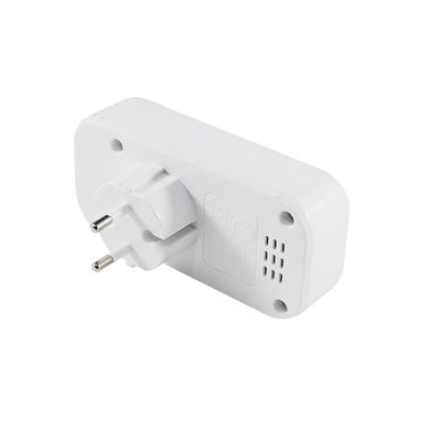 Adaptador de toma de corriente alternada doble estándar europeo con 2 puertos de carga USB 250V 10A Convertidor de energía montado en la pared