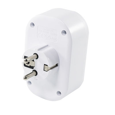 Adaptador de enchufe estándar europeo con dos tomas de corriente alterna, 2 puertos USB y 1 puerto de carga tipo C de 250V 10A