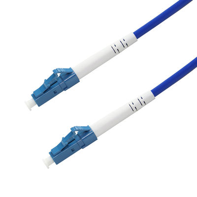 Cable de parche de fibra óptica LC a LC - Jumper dúplex de modo único o multimodo para aplicaciones de telecomunicaciones, centros de datos y FTTx