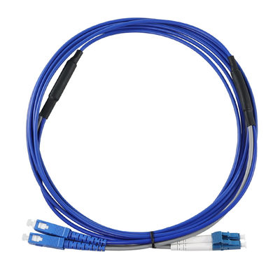 Cable de conexión de fibra óptica SC a LC - Cable de conexión dúplex para aplicaciones monomodo o multimodo en centros de datos y FTTx