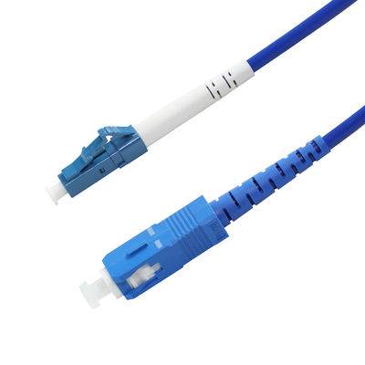 Cable de conexión de fibra óptica SC a LC - Cable de conexión dúplex para aplicaciones monomodo o multimodo en centros de datos y FTTx
