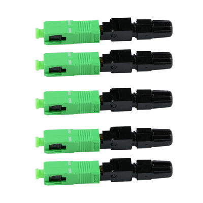 SC APC Simplex Cable de parche de fibra óptica de modo único -Cable de salto de baja pérdida para FTTH, gabinetes de telecomunicaciones, aplicaciones ODF