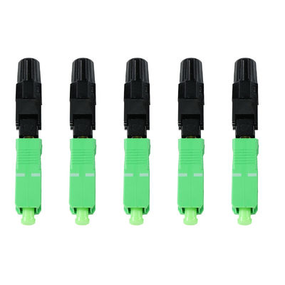 SC APC Simplex Cable de parche de fibra óptica de modo único -Cable de salto de baja pérdida para FTTH, gabinetes de telecomunicaciones, aplicaciones ODF