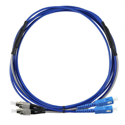 Cable de parche de fibra óptica SC a FC - Jumper de modo único o multimodo para aplicaciones de FTTH, ODF, Telecom, Data Center