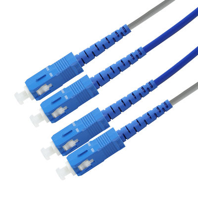 Cable de conexión de fibra óptica SC a SC monomodo multimodo para FTTH Data Center