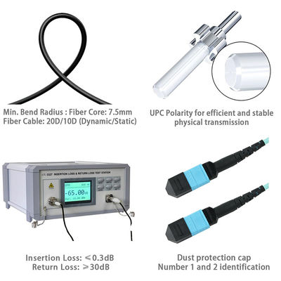 Cable de parche de fibra óptica de SC a LC de modo único OS2 dúplex
