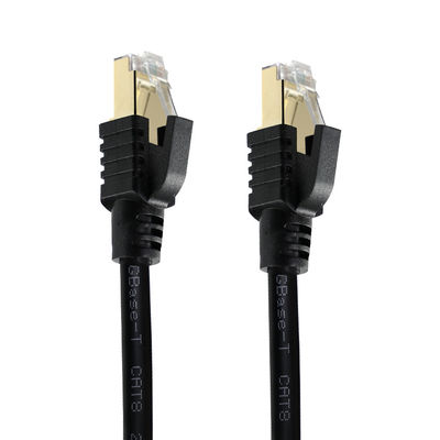 Cable Ethernet blindado S/FTP 40 Gbps de oro RJ45