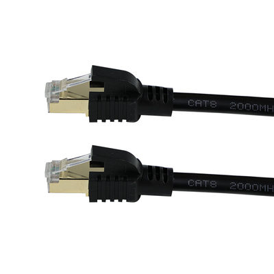 Cable Ethernet blindado S/FTP 40 Gbps de oro RJ45