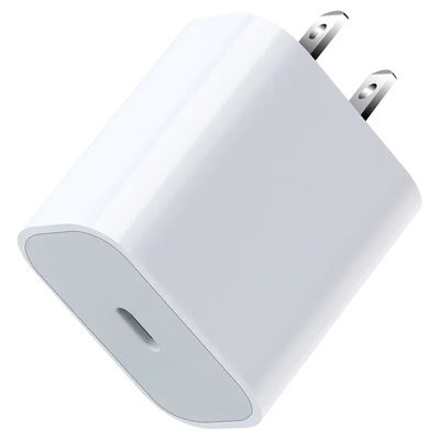 Cargador de pared USB-C de 2 pines Adaptador de alimentación de CA compacto con salida tipo C, carga rápida de 30W para teléfono, tableta, cámara