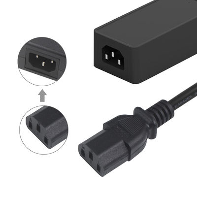 QIUCABLE Cable de alimentación para monitor de repuesto de 12 pies - Cable de alimentación para PC, conector NEMA 5-15P a IEC C13 SJT 18AWG (B09N3K9VJT)