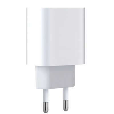 Cargador de pared de carga rápida USB-C de 45W con 2 clavijas EU – Adaptador de corriente Tipo-C para portátil, tableta, teléfono, uso en viajes