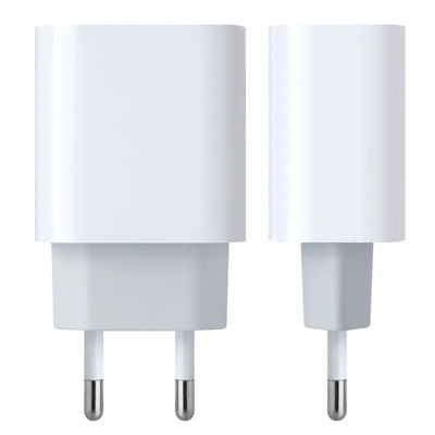 Cargador rápido USB-C de 45W para la UE con enchufe de 2 clavijas para la UE