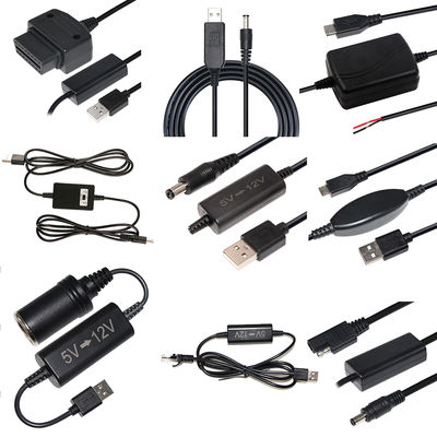 USB a Micro USB 5V Cable de convertidor paso a paso - Adaptador de reducción de voltaje para Arduino, electrónica DIY, dispositivos pequeños
