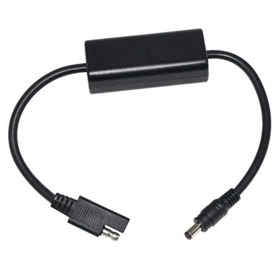 Cable de alimentación elevador SAE a CC 5,5x2,1 mm - Adaptador convertidor de 5 V a 12 V para panel solar, batería, LED, uso de enrutador