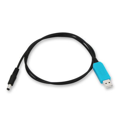 USB a CC 5V a 12V Cable de alimentación paso a paso con transparente de color azul / blanco / rosa Shell- Adaptador de refuerzo para el enrutador, LED, dispositivo IoT