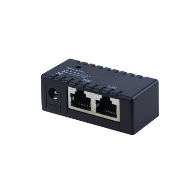 Inyector PoE activo-48V Adaptador de alimentación por Ethernet IEEE 802.3af/at Compatible para cámaras IP, AP inalámbrico, teléfonos VoIP