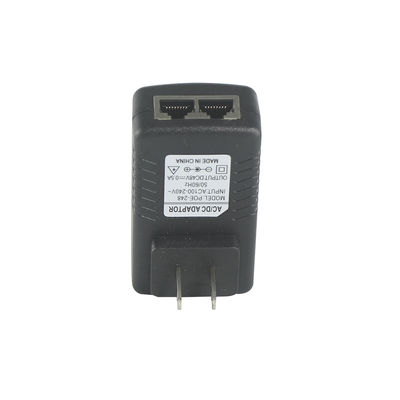 Adaptador Inyector PoE con Enchufe de EE. UU. - 48V Alimentación Activa a través de Ethernet IEEE 802.3af/at para Cámaras IP, Puntos de Acceso Inalámbricos, Teléfonos VoIP