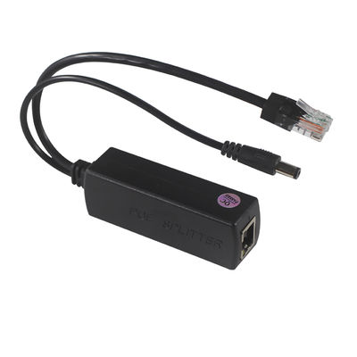 PoE Splitter con salida de corriente continua - 48V a 12V / 9V / 5V Convertidor de potencia descendente por Ethernet para cámara IP, Raspberry Pi, punto de acceso