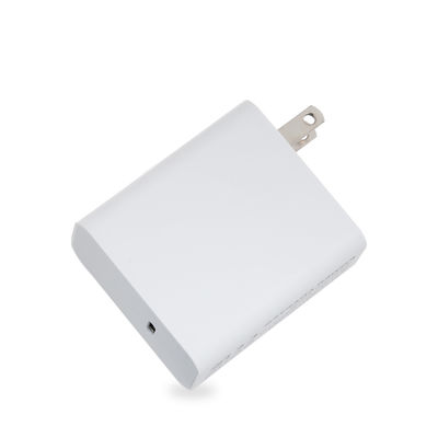 Cargador de pared USB-C de 60W con enchufe estadounidense – Adaptador de carga rápida compacto de 2 clavijas para portátil, teléfono, tableta, uso en viajes (entrada de 100–240V)