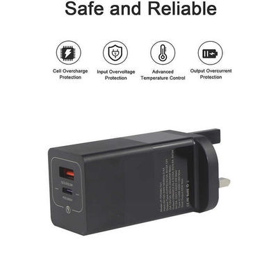 Cargador USB de pared de 65W de conexión de EE.UU.