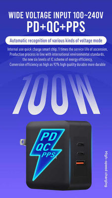Cargador de pared USB-C de 140W AU enchufe de 2 pines carga rápida