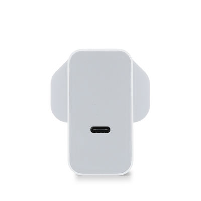 Cargador GaN USB-C de 60W con 2 pines del Reino Unido para portátiles y teléfonos
