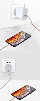 Cargador GaN USB-C de 60W con 2 pines del Reino Unido para portátiles y teléfonos