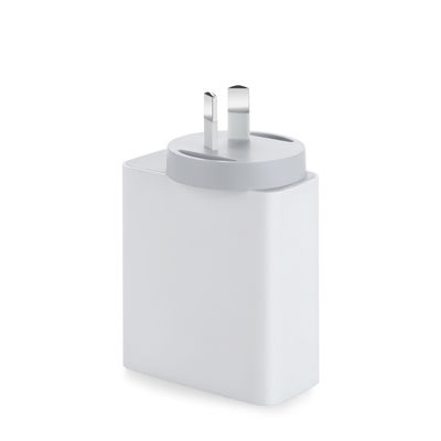 Cargador de pared USB-C de 2 pines AU, adaptador de corriente de salida de alta velocidad de 60W para portátil, tableta, teléfono móvil